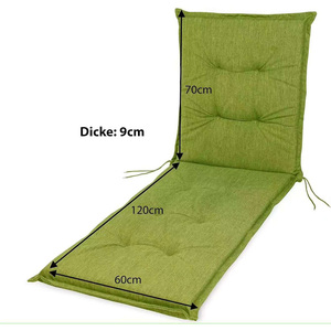 Coussin de chaise longue en mousse 190x60cm <span class=keywords><strong>extra</strong></span> épais 9cm imperméable résistant aux UV pour chaise longue de <span class=keywords><strong>jardin</strong></span> - Product Image 2
