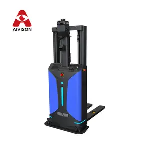 Aivison AGV Laser SLAM Smart Stacker Smart Forklift Intelligent Forklift Truck AMR Electronic Move Freely