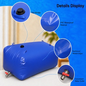 LUPU Inflatable <b>Water</b> Bladder PVC Tarpaulin <b>Water</b> Storage Pillow <b>Tank</b> Waterproof Rainwater Collection for Outdoor - Product Image 2