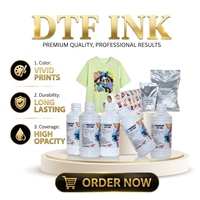 Encre pigmentée CMYK blanche à base d'eau JC Bulk pour impression numérique textile par transfert thermique 1000 ml, haute résistance des couleurs, imperméable