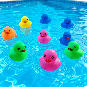5,5 cm <span class=keywords><strong>patito</strong></span> de goma colorido flotante BB llamado baño playa <span class=keywords><strong>piscina</strong></span> fiesta PVC <span class=keywords><strong>patito</strong></span> regalos promocionales OEM - Product Image 4