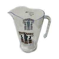 Carafe à jus en plastique écologique, carafe de cuisine pour réfrigérateur, utilisation pour le thé et le café