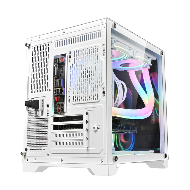 CNC Custom Parts Black Mini Tower Gaming Hight Quality Computer Cases & Towers Desktop Gaming CPU Computer Hardware Pc case