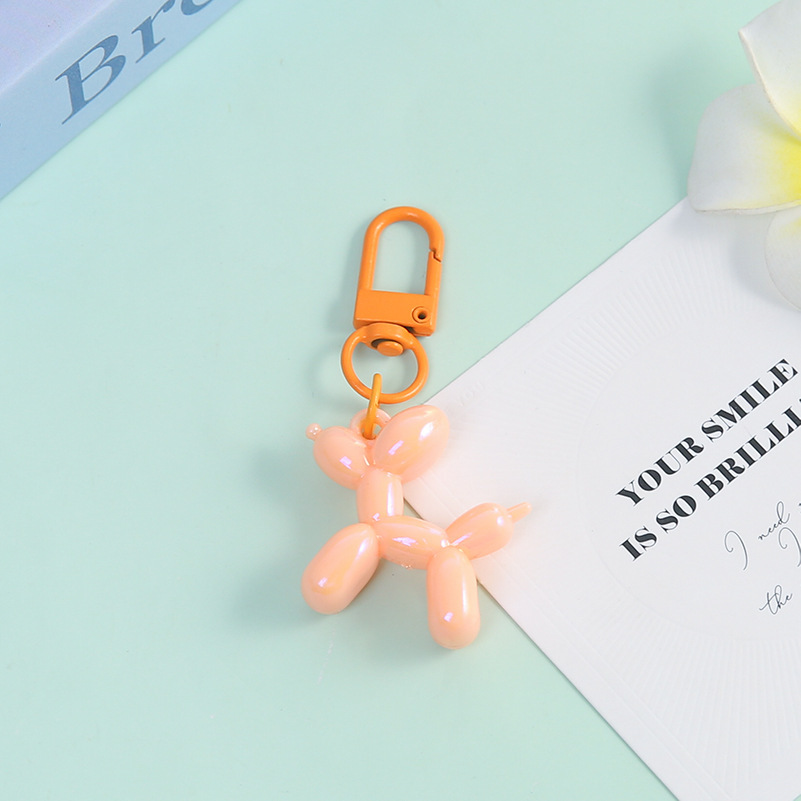 [Orange] Small Laser Balloon Dog + Door Buckle
