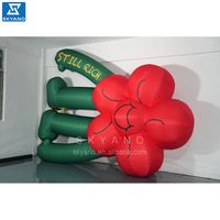 Arche de fleurs gonflable Arche de fleurs personnalisable Gonflables pour la décoration de mariage et d'événements