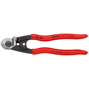 Coupe-fil Knipex 95 61 190 CrV pour fil de piano 2,5 mm fabriqué en Allemagne - Product Image 1