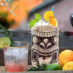 De Tiki tazas de cerámica taza de Tiki de tazas para Mai Tai golpe Pina Colada Y bar Tropical bebidas TIKISET - Product Image 3