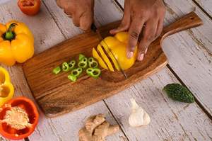 Tabla de Cortar de Madera Hecha a Mano, Sofisticada, para Cocina Familiar y Preparación de Comidas Especiales, Utensilios de Cocina para Uso Diario a Precio de Mayoreo - Product Image 2