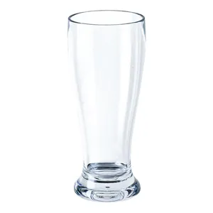 แก้วดื่มเบียร์ทรงสูงทำจากพลาสติกโพลีคาร์บอเนตขนาด20ออนซ์12ออนซ์ใช้ซ้ำได้