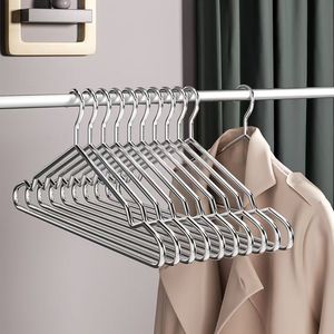 Cintre à vêtements en acier inoxydable 304 antidérapant rectangulaire pour rangement de garde-robe - Product Image 1