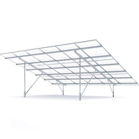 Système de support de montage au sol en acier galvanisé à chaud pour centrale solaire commerciale personnalisée