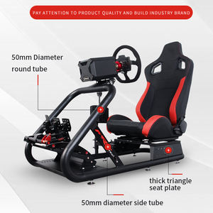 Prix usine voiture conduite jeu Cockpit support simulateur course volant support siège de jeu - Product Image 2