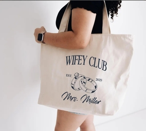 Borsa a Mano Personalizzata <span class=keywords><strong>con</strong></span> <span class=keywords><strong>Iniziali</strong></span>, Regalo per Damigelle, Borsa in Tela <span class=keywords><strong>con</strong></span> Nome Ricamato, Produttore di Borse Personalizzate - Product Image 4