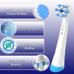 Tête de <span class=keywords><strong>brosse</strong></span> à dents de rechange compatible avec la <span class=keywords><strong>brosse</strong></span> à dents électrique orale IO avec poils souples Dupont - Product Image 2
