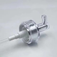 Vente flash : Bouchon de bouteille en acrylique de luxe 24 mm 24/410, pompe à pression en plastique pour lotion liquide, emballage industriel