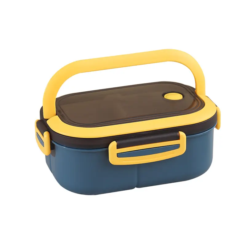 Liberty personalizzabile pratico e pratico Bento Box Multi-compartimento con manico a tenuta stagna contenitore per alimenti abbinata stoviglie