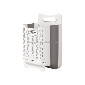2024 <span class=keywords><strong>panier</strong></span> de rangement en plastique pratique <span class=keywords><strong>Original</strong></span> pour vêtements sales organisateur de <span class=keywords><strong>panier</strong></span> à <span class=keywords><strong>linge</strong></span> en plastique pliable - Product Image 5