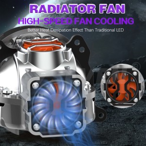 Système de phares de conduite à lentille de projecteur Bi-LED X-7SEVEN à haut rendement de 3 pouces pour véhicules modifié<span class=keywords><strong>s</strong></span> - Product Image 4