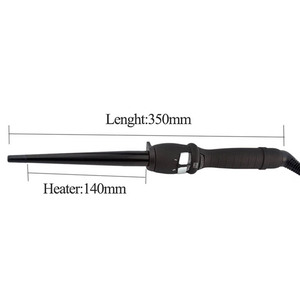 Juego de Rizadores de Pelo Profesionales de Aluminio Cónico de 1-1/2 Pulgadas para Salón de Belleza |   Rizador Cónico para <span class=keywords><strong>Ondas</strong></span> de Playa y Rizos Sueltos | - Product Image 3