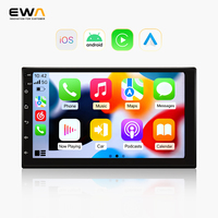 Lecteur multimédia de voiture 2DIN 7 pouces, écran tactile, GPS, BT/WiFi, USB, stéréo, CarPlay, Android Auto, DSP intégré, Mirror Link pour Toyota