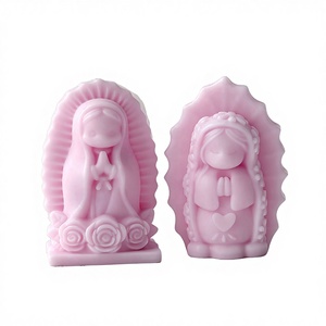 Meka Eco-Friendly Scented Silicone Peony Flower <b>Mold</b> for Resin Cake Soap <b>Candle</b> Tools-Stocked Elegant Design Made in Guangdong - Product Image 3