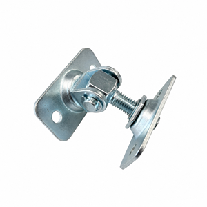 Système de rail de guidage pour portail coulissant en acier galvanisé, <span class=keywords><strong>à</strong></span> <span class=keywords><strong>tige</strong></span> <span class=keywords><strong>filetée</strong></span> de 12 mm, avec charnière <span class=keywords><strong>réglable</strong></span>, pour extérieur, faible bruit, durable et antirouille - Product Image 1