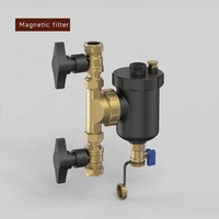 Filtre magnétique en laiton pour aimants à terres rares haute résistance, capture les contaminants ferreux, protège les pompes, l'équipement et les appareils ménagers