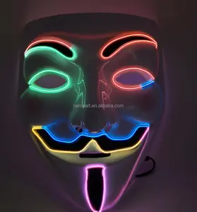 Nieuw Aangekomen Kunstmatige Realistische Handgemaakte Goede Kwaliteit Plastic Cadeau Ambachten Thema Evenement Benodigdheden Op Maat 3d Led Party Maskers