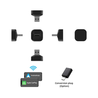 Fabricant OEM ODM, adaptateur sans fil Carplay, mini boîte intelligente Carplay, Wifi 2,4 GHz + 5,8 GHz, BT5.4, connexion rapide