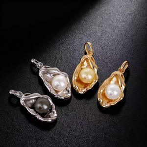 อุปกรณ์ DIY 31471 จี้เงินแท้ S925 พร้อมลูกปัดกลมขนาด 7-8 มม. สำหรับทำสร้อยคอไข่มุก DIY - Product Image 3