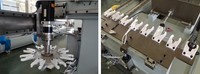 Machine CNC 4 axes pour profilés en aluminium avec système CNC Han's, prise en charge de l'importation de la programmation UG/CAD/CAM