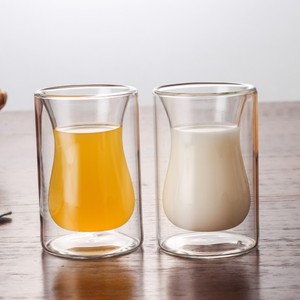 Commercio all'ingrosso A doppia Parete Isolante 3.3-ounce Stile <span class=keywords><strong>Turco</strong></span> Tazze di Tè di vetro/vetro - Product Image 5