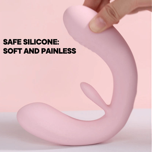 Хит продаж: Секс-игрушка-страпон без ремней, оптовая продажа, индивидуальная цветовая упаковка, двойной вибратор, секс-игрушки для лесбиянок, USB-зарядка. - Product Image 5