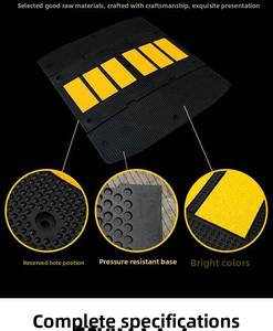 Tampon réfléchissant en caoutchouc lesté élargi de style européen pour la sécurité routière - Product Image 5