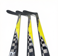 Palo de Hockey sobre Hielo de Fibra de Carbono Ligero de 52 Pulgadas, Procesado con Precisión, para Mano Izquierda o Derecha, para Niños Principiantes en Pistas de Hielo