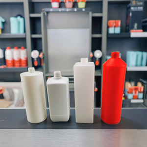 Các Nhà Sản Xuất Tùy Chỉnh Mỹ Phẩm Container Đục 1000Ml Rỗng Nhựa <span class=keywords><strong>HDPE</strong></span> Chai Cho Dầu Gội Đầu Chất Lỏng - Product Image 1