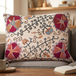Vente en gros de soutien lombaire brodé floral élégant canapé taie d'oreiller pour la maison hôtel ou hôpital décor housses de coussin incluses - Product Image 3