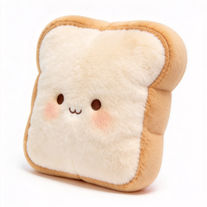 Wholesale Custom Plush Toy <b>Pillows</b> Throw Bread <b>Shaped</b> <b>Pillow</b> Soft Wholesale Custom Logo Plush Throw <b>Pillow</b> Toy Plush Bread Toys - Product Image 3