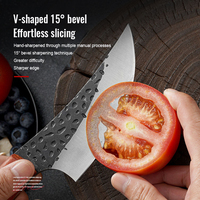 Couteau utilitaire Bochen, couteau à hacher les os multi-usages, couteau à découper la viande, couteau de cuisine en acier 4CR13 de qualité supérieure