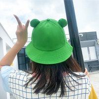 Enfant-parents grenouille seau chapeau pour femmes été automne plaine femme Panama randonnée en plein air plage pêche crème solaire femme Bob casquettes