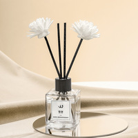 Diffuseur d'ambiance longue durée et durable pour intérieur, parfum Gardénia, pour salle de bain, toilettes, armoire, voiture, fleur en verre, usage domestique et bureau