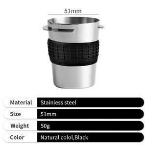 Taza Dosificadora de Granos de Café Portátil Mini Pequeña 2026 de 51mm, 53mm, 58mm con Funda de Silicona para Cafetera - Product Image 3