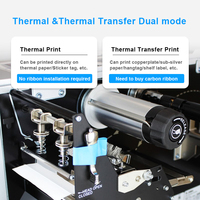 QY-ZT421 Printer Label pengiriman RFID 203dpi/300dpi/600dpi printer label termal kode batang & mesin cetak label