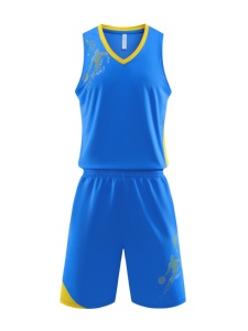 Vente en gros de maillots de basket-ball de meilleure qualité 100% polyester grande taille ensembles de shorts personnalisés dernière conception respirante évacuant l'humidité - Product Image 6