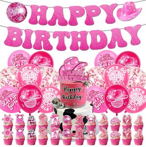 Artículos <span class=keywords><strong>de</strong></span> Fiesta <span class=keywords><strong>de</strong></span> <span class=keywords><strong>Cumpleaños</strong></span> con Temática <span class=keywords><strong>de</strong></span> Vaquera Rosa, Decoración <span class=keywords><strong>de</strong></span> Mesa, Pancarta, Globos, Fondo, Decoración <span class=keywords><strong>para</strong></span> Baby Shower y Fiesta <span class=keywords><strong>de</strong></span> <span class=keywords><strong>Cumpleaños</strong></span> <span class=keywords><strong>para</strong></span> Niñas - Product Image 5