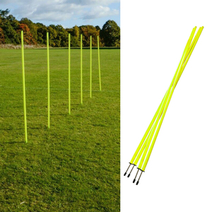 Palos de plástico para entrenamiento de fútbol, poste de agilidad para entrenamiento de agilidad, venta al por mayor - Product Image 3