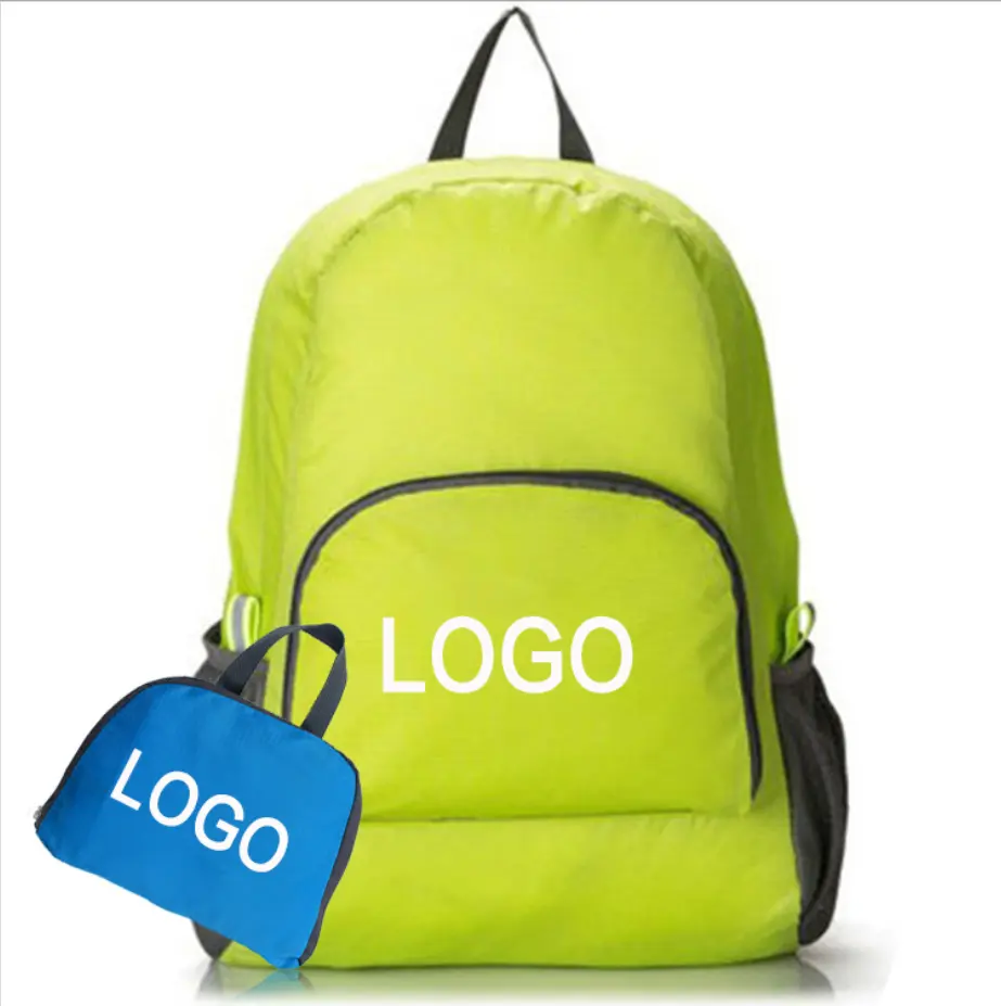 Nylon Waterproof ultra lightweight packable daypack mochilas travel backpack bag Folding foldable backpack