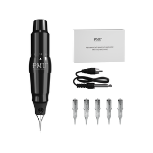Profesional PMU 2 a 3,5 MM Desechable Aguja Trazo Maquillaje permanente Rotary Tattoo Pen Gun Machine - Product Image 1