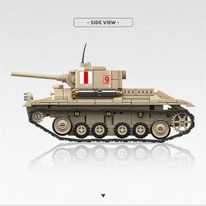 ThirdParty <span class=keywords><strong>300012</strong></span> Tanque de infantería de San Valentín británico Mk.III Modelo de montaje Juguetes Vehículo blindado rastreado Mk.IX Juegos de bloques de construcción - Product Image 4