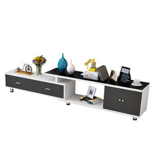 Nieuwste Ontwerp Moderne Salontafel Set Voor Thuis Groothandel Prijs Custom Hot Sale Black Tv Stand Kasten Woonkamer Meubelset - Product Image 2